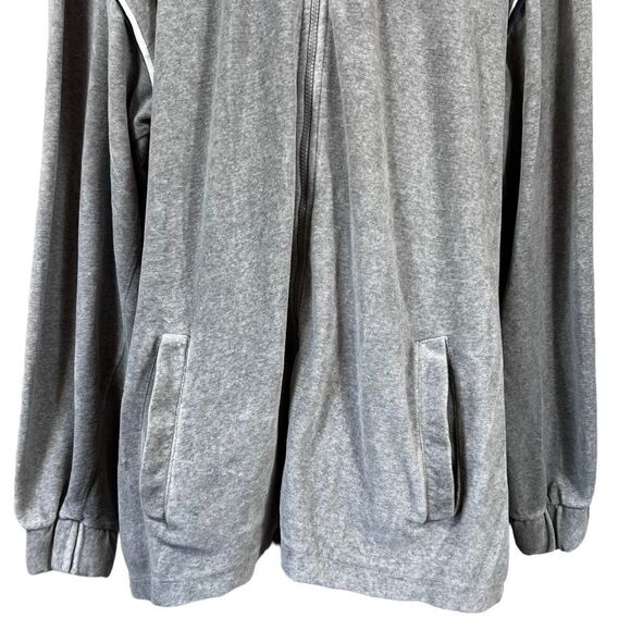 Vintage Y2K MARITHE FRANCOISE GIRBAUD Velour Full Zip Track Jacket - Picture 3 of 11